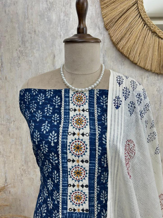Indira Bloom - Indigo Cotton